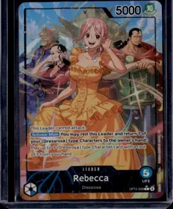 Rebecca OP15 039 Alt Art Leader - One Piece TCG - English Card NM - Image 1