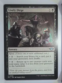 Lively Dirge - U93 - MTG - Outlaws of Thunder Junction (OTJ) - Image 1