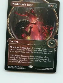 Worldsoul's Rage (Showcase) - R316- MTG - Murders at Karlov Manor (MKM) - Image 1