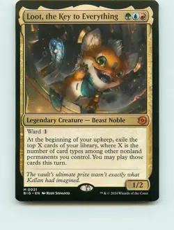 Loot, the Key to Everything M21 MTG - Outlaws of Thunder Junction: The Big Score - Image 1