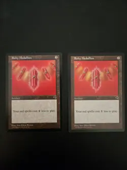 Ruby Medallion - Tempest 305 - Magic The Gathering TCG - Image 1