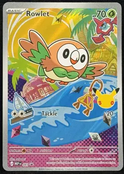 Rowlet #43 First Partners Series 1 MEP Black Star Promo Pokemon TCG NM - Image 1