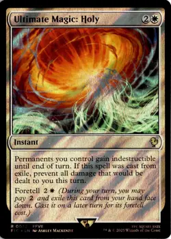 MTG FIC Surge Foil Ultimate Magic: Holy Commander: Final Fantasy 32 R NM Card Sc - Image 1