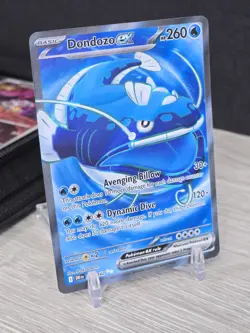 Pokemon Card Dondozo ex 211/182 Ultra Rare Full Art Holo Destined Rivals 2025 NM - Image 1
