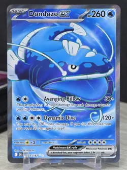 Pokemon Card Dondozo ex 211/182 Ultra Rare Full Art Holo Destined Rivals 2025 NM - Image 5
