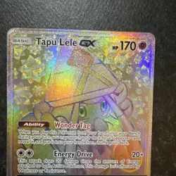 The Pokemon Company Tapu Lele GX 155/145 Guardians Rising Secret Rare Full Art … - Image 3