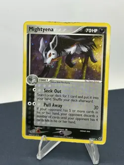 Mightyena - EX Deoxys 12/107 - Holo Rare Pokemon - Image 1