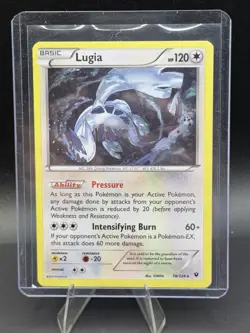 POKEMON LUGIA (XY FATES COLLIDE) 78/124 CRACKED ICE HOLO DECK EXCLUSIVES | NM - Image 1