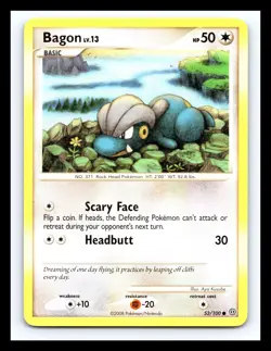 💥 BAGON Pokemon TCG 2008 Majestic Dawn - # 53/100 Non Holo - Image 1