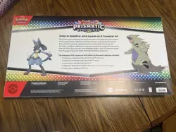 Prismatic Evolutions Lucario Tyranitar Ex Premium Collection Sealed Box Pokemon - Image 2
