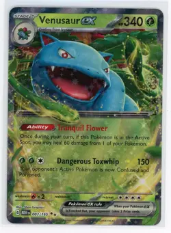 Pokemon TCG - Venusaur ex 3/165 - SV 151 - Ultra Rare - Image 1