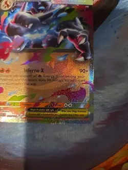 Pokemon TCG Phantasmal Flames Mega Charizard X EX 013/094 Ultra Rare EN Clean! - Image 3
