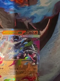 Pokemon TCG Phantasmal Flames Mega Charizard X EX 013/094 Ultra Rare EN Clean! - Image 4