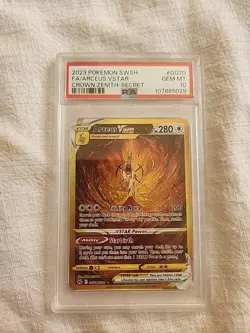 Pokemon Arceus VSTAR Secret #GG70 Crown Zenith Galarian Gallery PSA 10 - Image 1