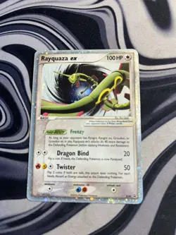 Pokemon rayquaza ex 2006 #039 Promo with protective sleve - Image 1