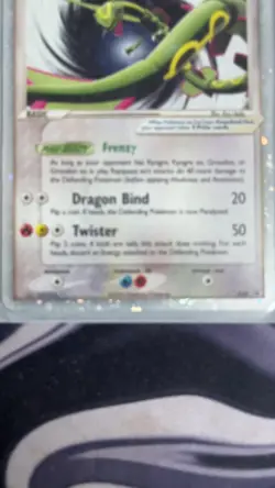 Pokemon rayquaza ex 2006 #039 Promo with protective sleve - Image 2