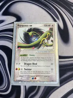 Pokemon rayquaza ex 2006 #039 Promo with protective sleve - Image 4