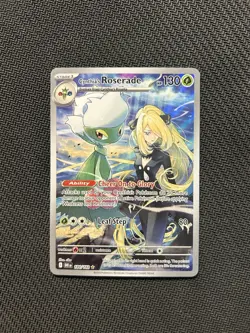 Pokemon TCG Cynthia's Roserade 184/182! NM Condition! See Description! - Image 1