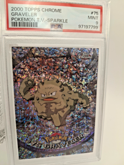 Graveler - Topps Chrome - Sparkle - PSA 9 - 2000 Pokemon #75 - Image 1