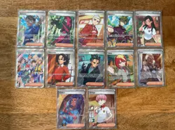 Pokemon Prismatic Evolutions Master Set Ultra Rare Full Art Trainers All 12 - Image 1
