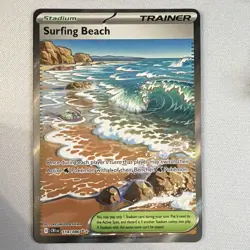 The Pokemon Company Surfing Beach 114/086 CRI Trainer-Stadium Holo - Image 2