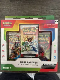 Pokemon TCG First Partner Illustration Collection Series 1 Box SEALED. - Image 1