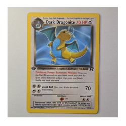 Dark Dragonite [Non-Holo] Pokemon Team Rocket #22/82 [1st Edition] - Image 1