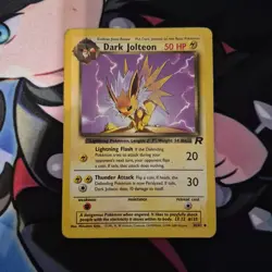 Pokemon TCG Dark Jolteon 38/82 Team Rocket Unlimited Uncommon 2000 - HP - Image 1