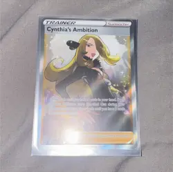 Pokemon TCG Cynthia's Ambition Full Art Ultra Rare Holo 169/172 Brilliant Stars - Image 1