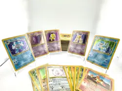 140 Vintage Pokemon TCG WOTC MIX Holos 1st Ed Base Gym Rocket & More ALL DAMAGED - Image 1