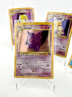 140 Vintage Pokemon TCG WOTC MIX Holos 1st Ed Base Gym Rocket & More ALL DAMAGED - Image 3