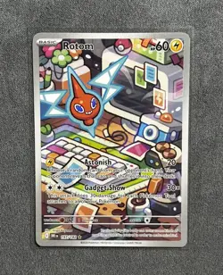 Pokemon TCG Rotom 197/182 Sv10: Destined Rivals Full Art Holo Art Rare ENG - Image 1
