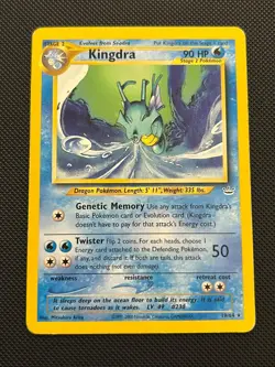 Kingdra 19/64 Rare Neo Revelation Pokemon Unlimited Heavily Played - Image 1