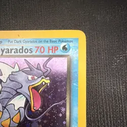 Pokemon TCG Dark Gyarados 8/82 Team Rocket Prerelease Holo Rare 70 HP 1999 - Image 3