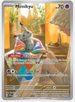 2024 Pokemon MIMIKYU Paldean Fates ETB Black Star Promo SVP EN #075 JFB1 - Image 1
