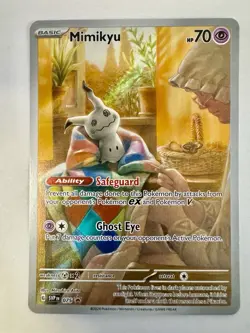 2024 Pokemon MIMIKYU Paldean Fates ETB Black Star Promo SVP EN #075 JFB1 - Image 2