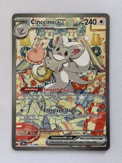 Pokemon TCG: Cinccino 119/086 - Chaos Rising - Holo Special Illustration Rare - Image 1