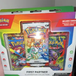 Pokemon TCG First Partner Illustration Collection Series 1 Box Promo 2021 - Image 1