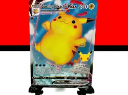 Pokemon TCG Surfing Pikachu VMAX Celebrations 009/025 Holo Ultra Rare - Image 1