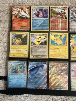 27 Modern And Vintage Pokemon Cards HOLOS RARES REVERSE EX GX V - Image 2