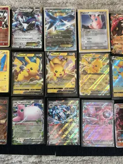 27 Modern And Vintage Pokemon Cards HOLOS RARES REVERSE EX GX V - Image 3