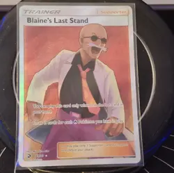 The Pokemon Company Blaine's Last Stand 69/70 Gym Challenge Holo Rare English - Image 1