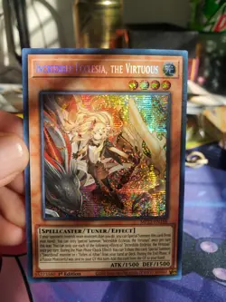 Incredible Ecclesia, The Virtuous 1st Ed YuGiOh 22 Pharaohs Gods MP22-EN188 Mint - Image 1