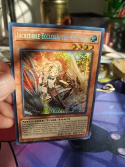 Incredible Ecclesia, The Virtuous 1st Ed YuGiOh 22 Pharaohs Gods MP22-EN188 Mint - Image 2
