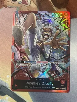 Monkey.D.Luffy ST21-001 Starter Deck EX Gear 5 Foil English One Piece Luffy - Image 1
