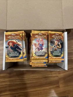 Disney Lorcana TCG Wilds Unknown English 66x New Sealed Booster Packs - Image 1