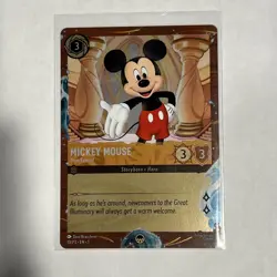 Disney Lorcana Mickey Mouse True Friend 10/P3 DVC Member Cruise Exclusive - Image 1