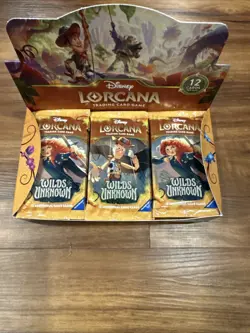 Disney Lorcana TCG Wilds Unknown English 24x New Sealed Booster Packs - Image 1