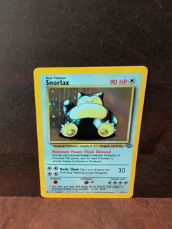 1999 Pokemon TCG Snorlax Jungle Holo Card 11/64 Unlimited Rare - Image 1