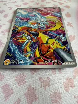 Pokemon TCG Zeraora Card Stellar Crown Illustration, Rare, 151/142 - Image 4